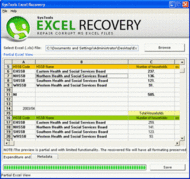 Recovery Tool for Excel screenshot